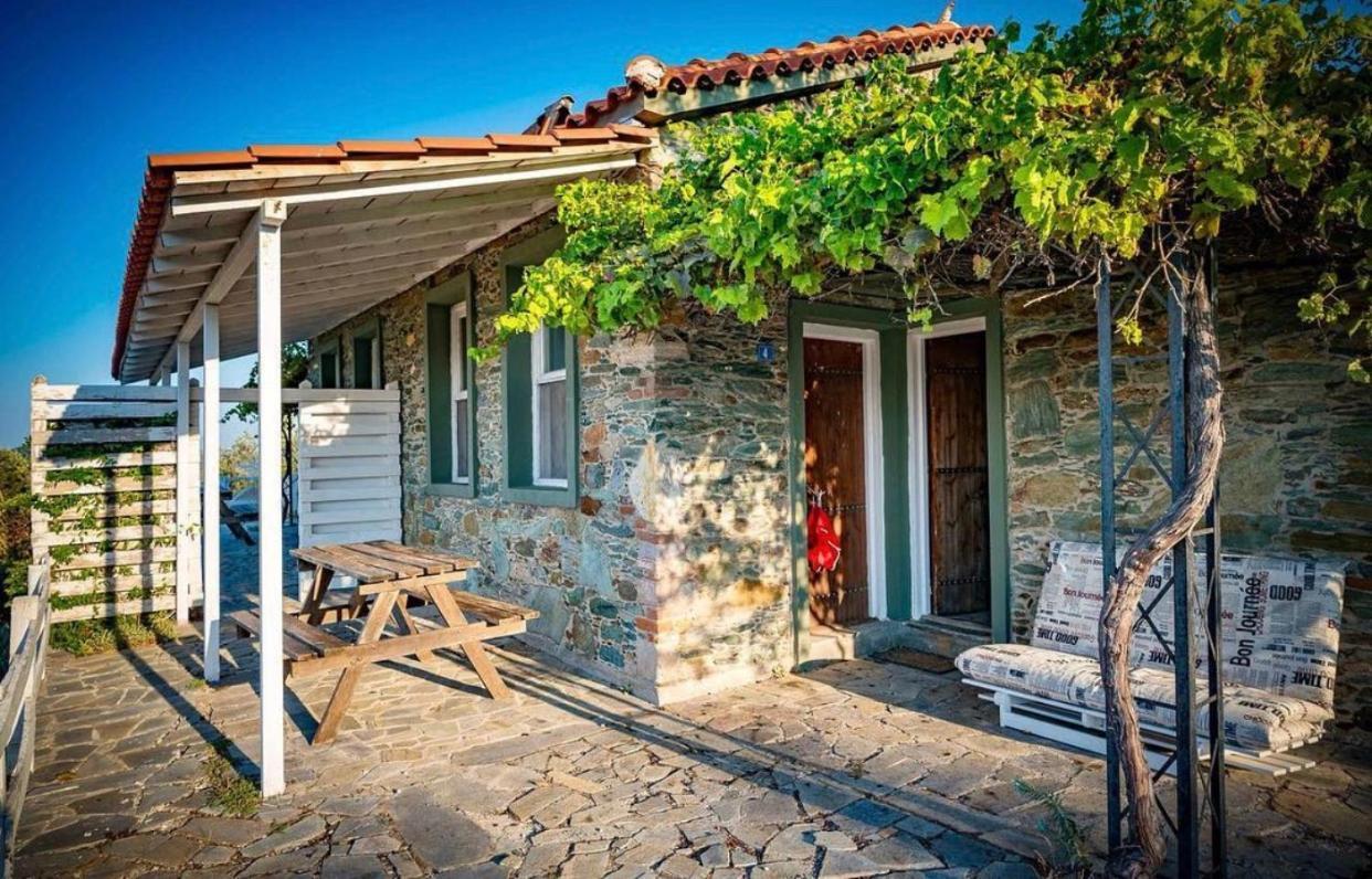 Toumba Eco Farm Guesthouses Plomari Екстериор снимка